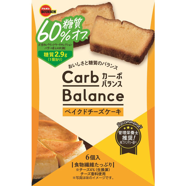 カーボバランスベイクドチーズケーキ ６個 | ブルボン