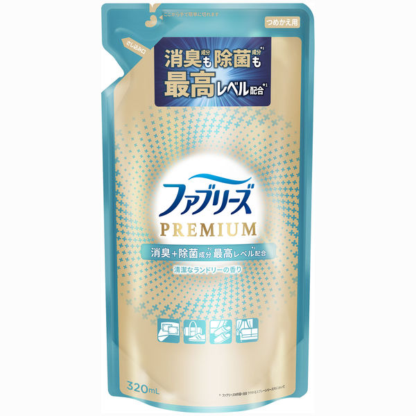 ファブ消臭プレミアムランドリー詰替え ３２０ｍｌ | Ｐ＆Ｇジャパン