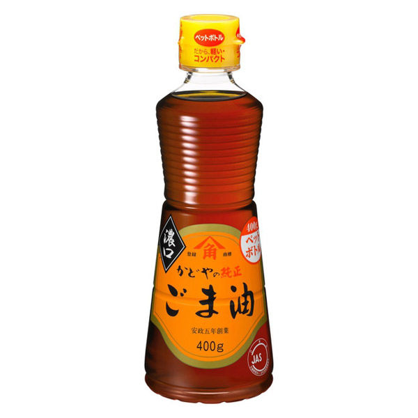 純正ごま油濃口　ボトル４００ｇ ４００ｇ | かどや製油
