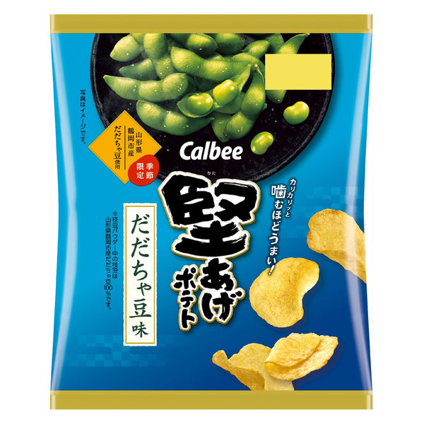 堅あげポテト　だだちゃ豆味 ６０ｇ | カルビー