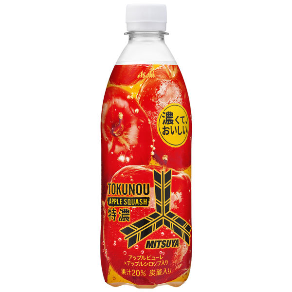 三ツ矢特濃アップルスカッシュ ５００ｍｌ×２４本 | アサヒ