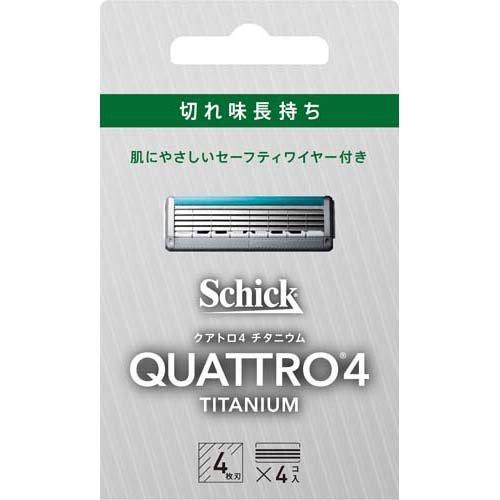 クアトロ４チタニウム替刃 ４コ入 | シックジャパン