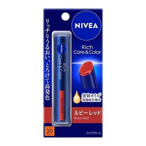 ニベアカラーリップ　ルビーレッド ２ｇ | 花王