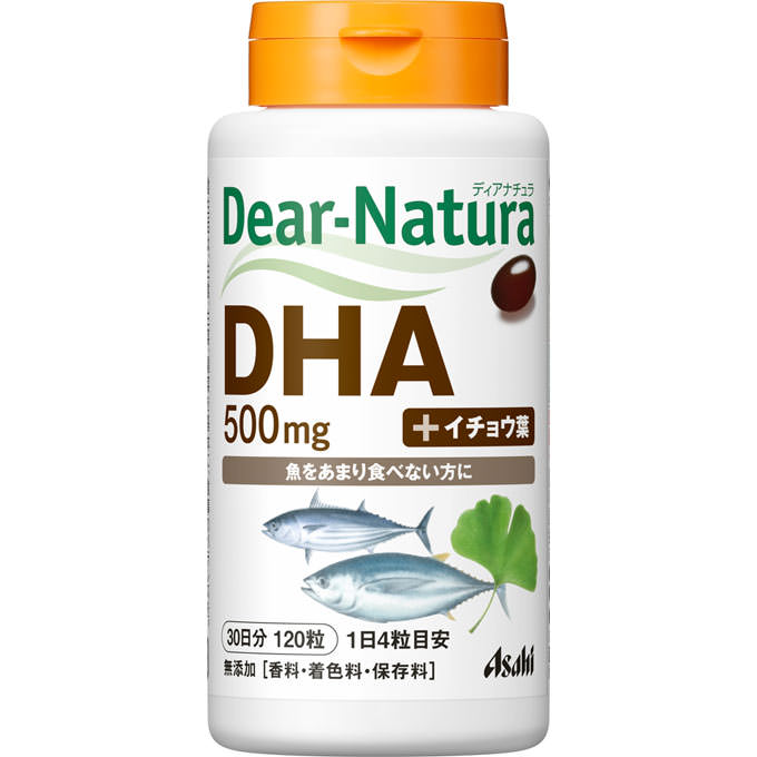 ディアナチュラ　ＤＨＡｗｉｔｈイチョウ葉 １２０粒 | アサヒF&H