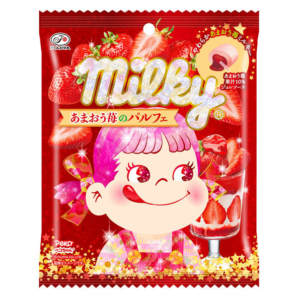 ミルキーあまおう苺のパルフェ ６７ｇ | 不二家
