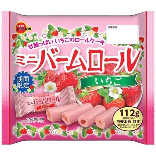 ミニバームロールいちご １１２ｇ | ブルボン