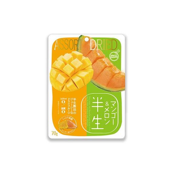 半生フルーツマンゴー＆メロン ６５ｇ | ドウシシャ