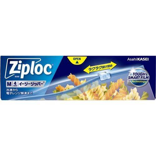 ジップロック　イ－ジ－ジッパ－Ｍ ４枚入 | 旭化成