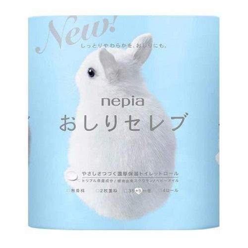 おしりセレブ　トイレットロール ４０Ｍ×４巻 | ネピア