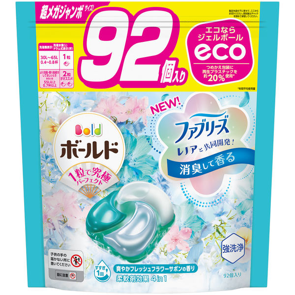 ボールドＧＢ４Ｄ　Ｆ　サボン超メガＪ ９２個 | P&G