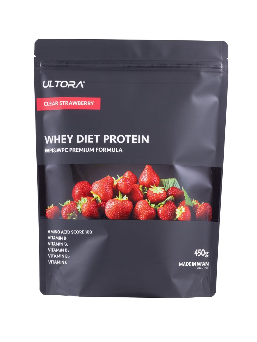 ウルトラホエイプロテイン　イチゴ風味 ４５０ｇ | ＵＬＴＯＲＡ