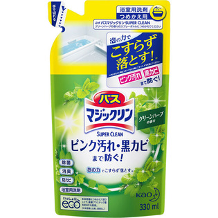 バスマジックリン泡立ちＳＰ　グリーンハーブ　詰替 ３３０ｍｌ | 花王