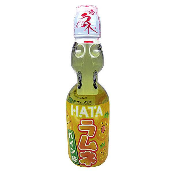 瓶ラムネ　パイン味 ２００ｍｌ | ハタ鉱泉