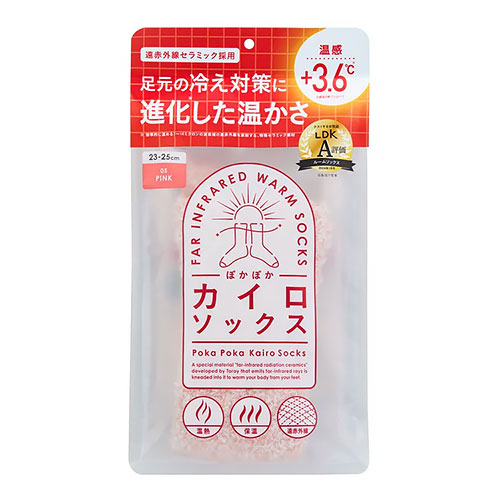 カイロソックス　０５　ＰＩＮＫモク １足 | イデアル