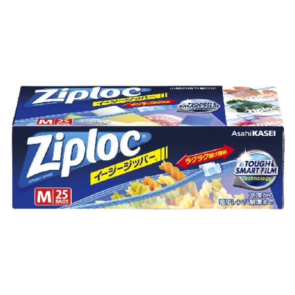 ジップロックイージージッパーＭ ２５枚 | 旭化成