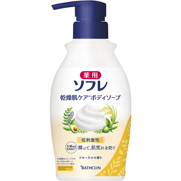 ソフレボディソープ本体 ４５０ｍｌ | バスクリン