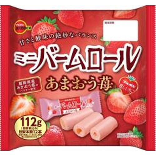 ミニバームロールあまおう苺 １１２ｇ | ブルボン