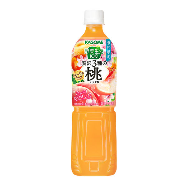 野菜生活　贅沢３種の桃ミックス ７２０ｍｌ | カゴメ