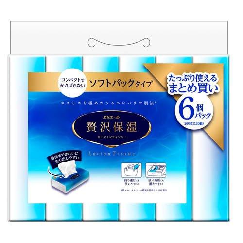 ＥＬ贅沢保湿ソフトパック ６個 | 大王製紙