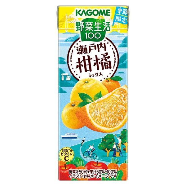 野菜生活１００　瀬戸内柑橘ミックス １９５ｍｌ | カゴメ