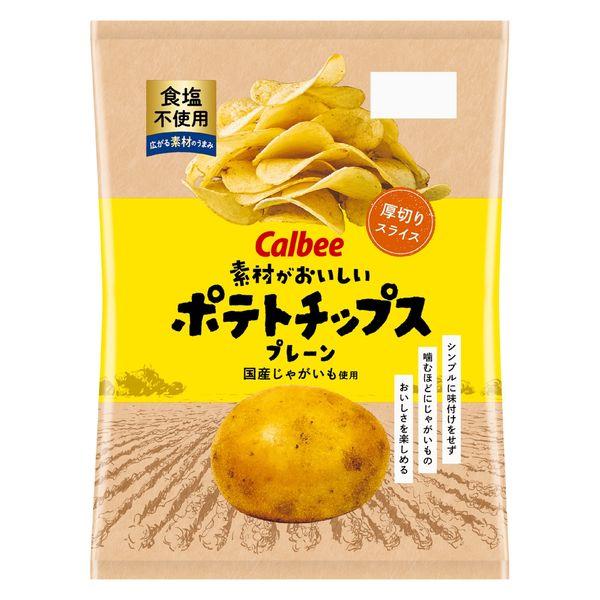 素材がおいしいポテト食塩不使用 ５５ｇ | カルビー