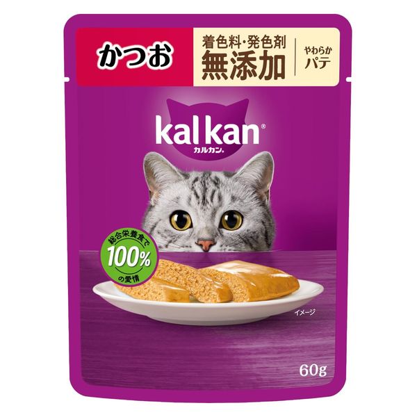 カルカンパウチパテ無添加かつお ６０ｇ | マースジャパン