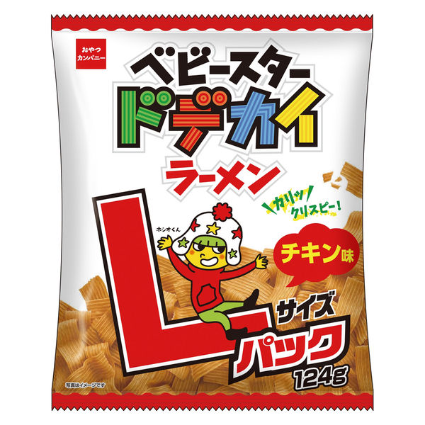 ドデカイラーメンチキン味Ｌサイズ １２４ｇ | おやつカンパニー