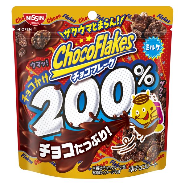 チョコフレークチョコかけ２００％ ３５ｇ | 日清シスコーン