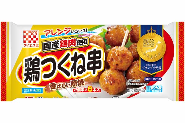 国産鶏鶏つくね串（照焼） ６本（１２０ｇ） | ケイエス