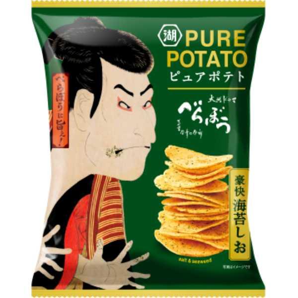 ピュアポテト豪快海苔しお ５０ｇ | 湖池屋