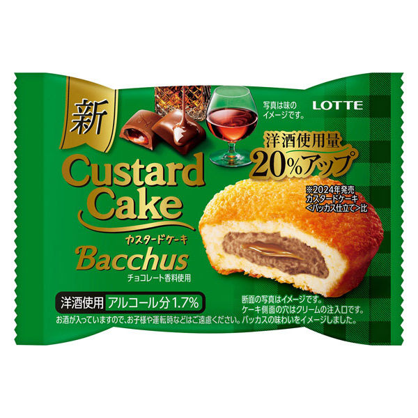 カスタードケーキバッカス仕立て ２９ｇ | ロッテ