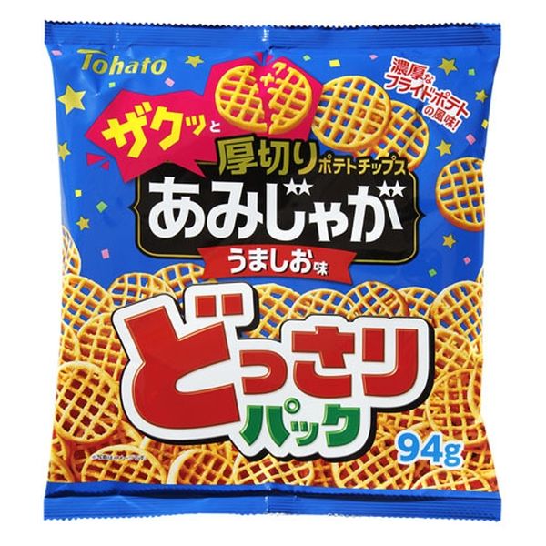 どっさりＰあみじゃがうましお味 ９４ｇ | 東鳩