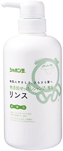 シャボン玉無添加せっけんシャンプー専用リンス ５２０ｍｌ | シャボン玉石鹸