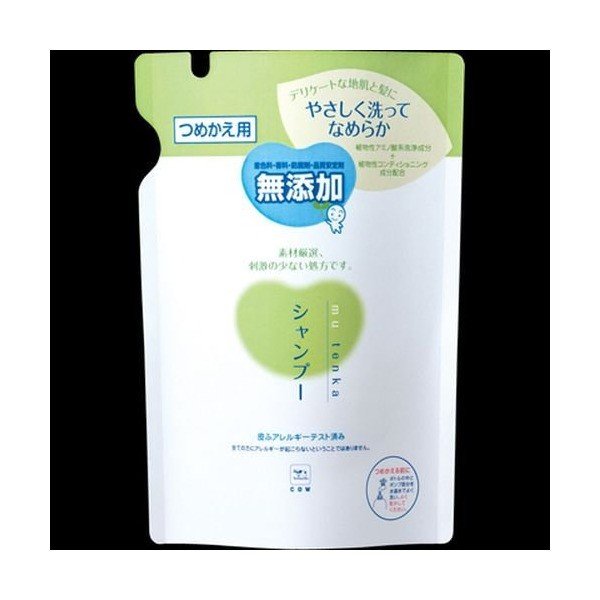 無添加シャンプー替 ４００ｍｌ | 牛乳石鹸