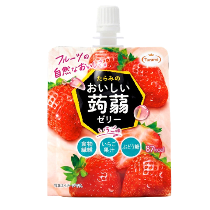 おいしい蒟蒻ゼリー　いちご味 １５０ｇ | たらみ