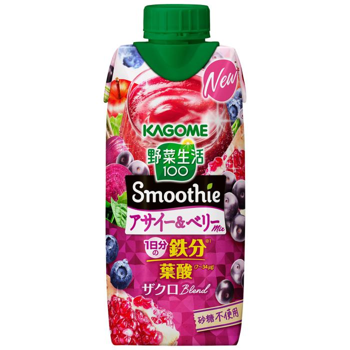 野菜生活スムージー　アサイー＆ベリー ３３０ｍｌ | カゴメ