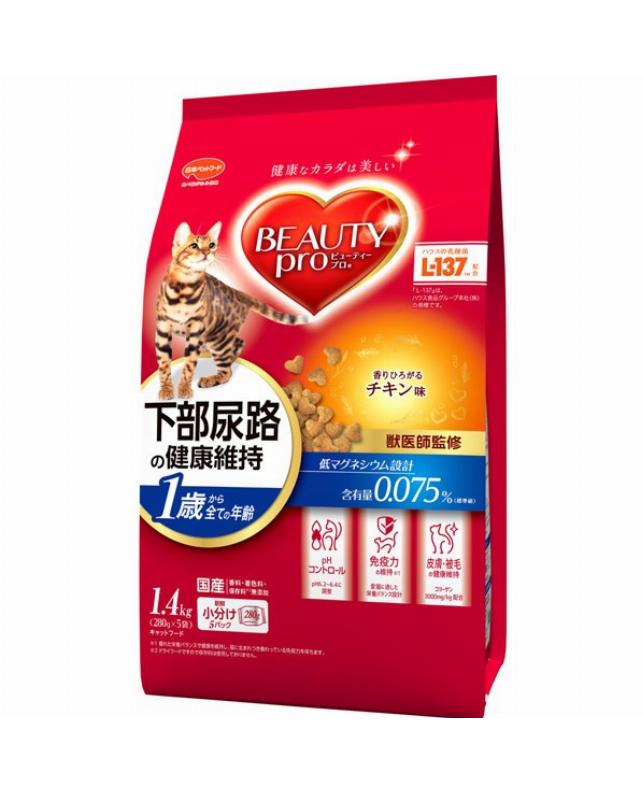 ＢＰキャット　下部尿路の健康維持成猫 １．４ｋｇ | 日本ペットフード
