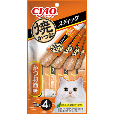 焼スティック焼かつおかつお節味 １５ｇ×４本 | いなば食品（株）