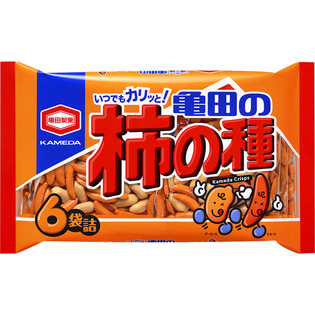 亀田の柿の種６袋詰 ２００ｇ | 亀田