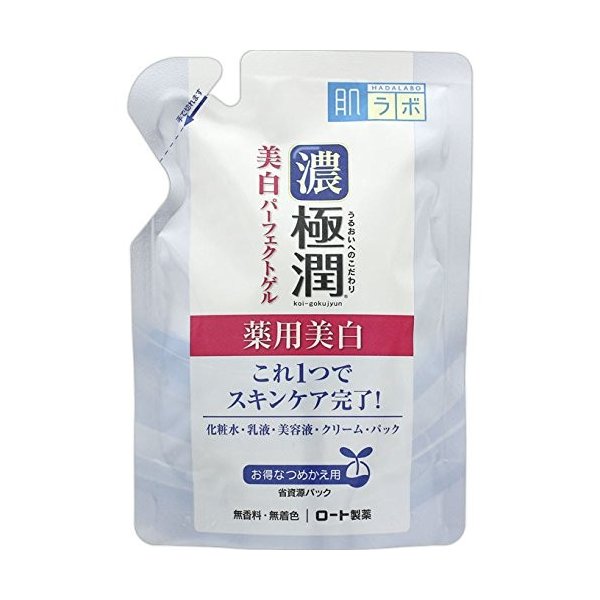 肌ラボ　極潤美白パーフェクトゲル　詰替え ８０ｇ | ロート製薬