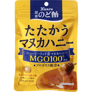 健康のど飴たたかうマヌカハニー ８０ｇ | カンロ