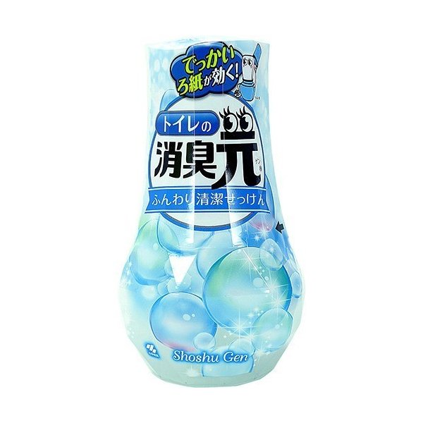 トイレの消臭元　ふんわり清潔せっけん ４００ｍｌ | 小林製薬