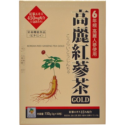 高麗紅蔘茶 ３ｇ×５０包 | オンガネジャパン