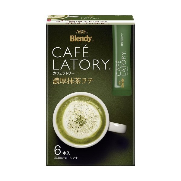 ブレンディカフェラトリー　ＳＴ濃厚抹茶ラテ １３ｇ×６Ｐ | AGF