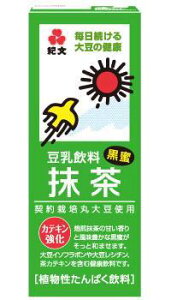 豆乳　抹茶パック ２００ｍｌ | 紀文