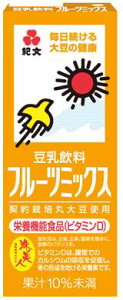 豆乳飲料フルーツミックス ２００ｍｌ | 紀文