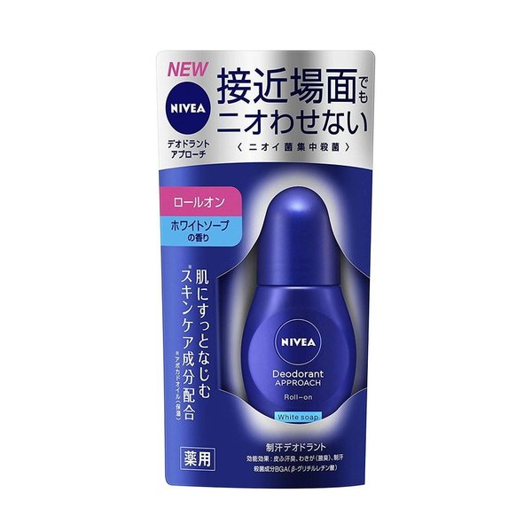 ニベアデオ　ロールオンホワイトソープ ４０ｍｌ | 花王