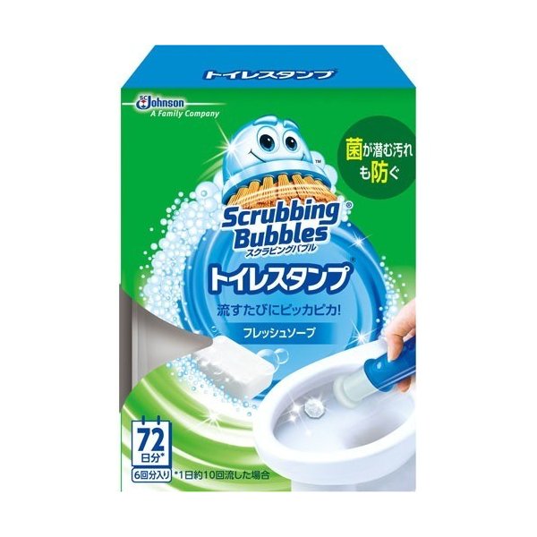 スクラビングバブルトイレスタンプＣ フレッシュソープ | ジョンソン