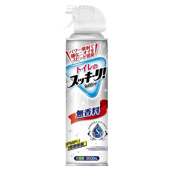 トイレのスッキーリスプレー　無香料 ３５０ｍｌ | アース製薬