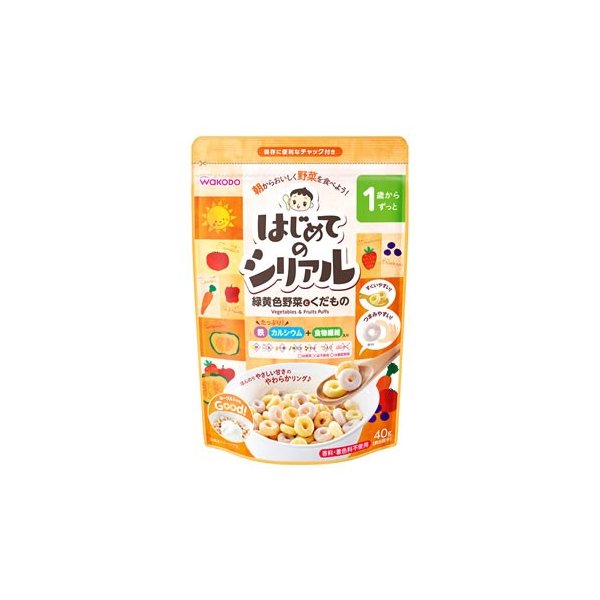 ベビーシリアル緑黄色野菜とくだもの ４０ｇ | アサヒグループ食品